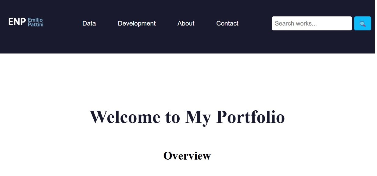 Personal Portfolio Website Thumbnail